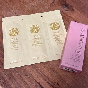 Oribe Shampoo, Conditioner, Serum + Vegamour Gro Shampoo & Conditioner